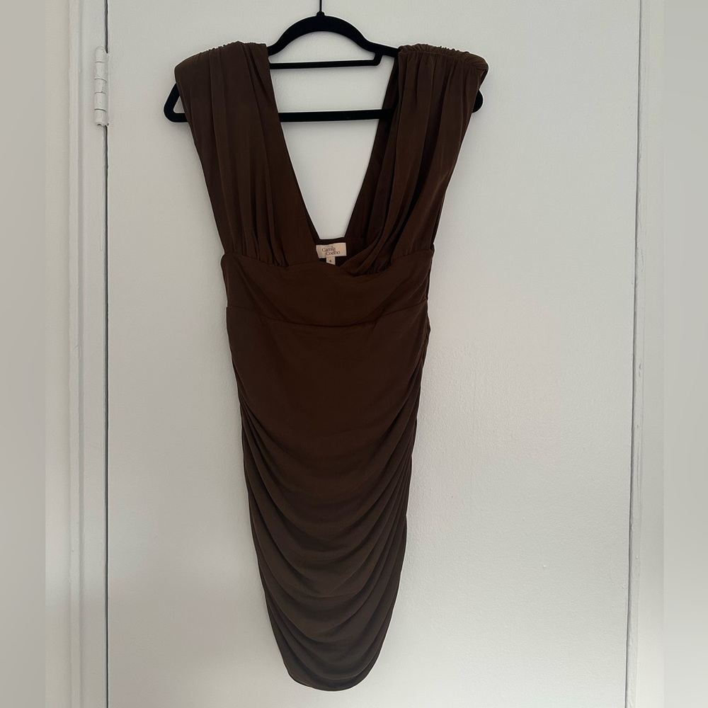 Ramon Mini Dress in Brown